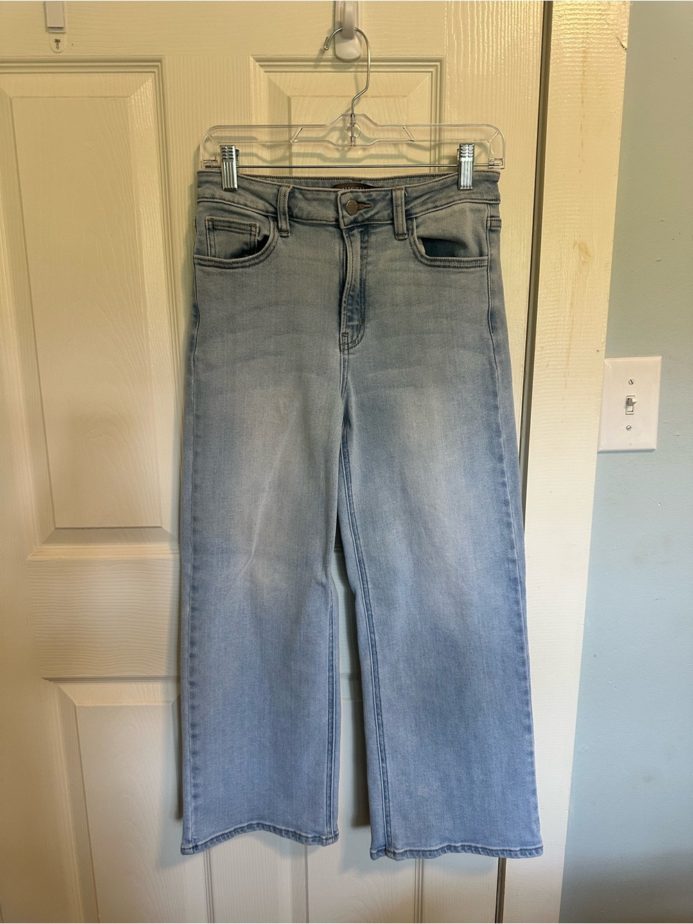 Just USA Light Wash Wide Leg Jeans